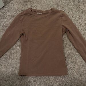 Abercrombie Brown Long Sleeve Top Size S